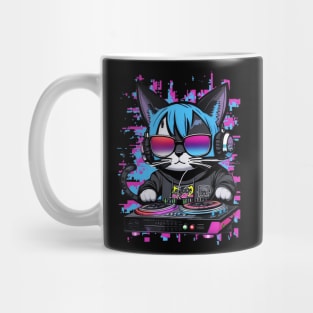 Rave DJ Kitty Mug